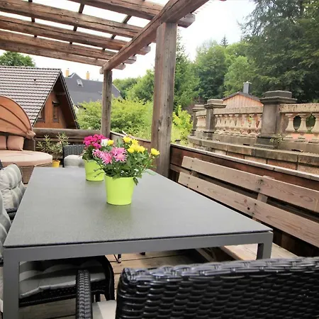 Oybiner Blockhaus Und Ferienwohnungen Hain  Buitenkant foto